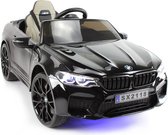 Elektrische Kinderauto BMW M5 24V Met Afstandsbediening - accuvoertuigen - accu auto voor kinderen Zwart