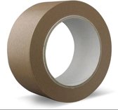 AB-tape verpakkings tape - 50mm x 50m - bruin - papieren verpakkingstape
