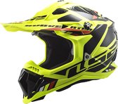 LS2 Helm Subverter EVO Stomp MX700 fluor geel / zwart maat XL