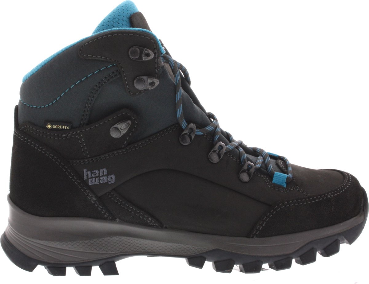 Hanwag Banks Lady GTX - Wandelschoenen Dames Asphalt / Ocean 39.5