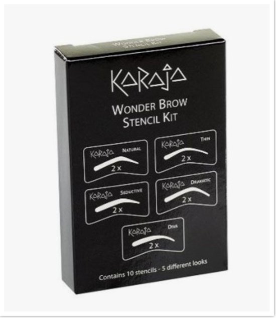 Foto: Karaja wonder brow stencil kit mal wenkbrauw