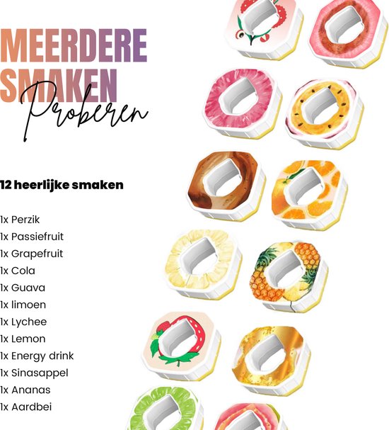 Geur Air Pods Favorite Variety Pack - 12 saveurs - Air Water up Pods - Recharge de dosettes d’eau parfumée - Aroma Pod - Vegan - Sans BPA