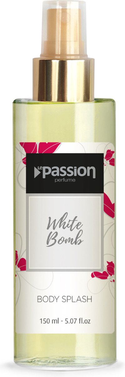 Le Passion White Bomb - Body splash - Body mist - Bodyspray dames - Parfum