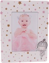 fotokader fotolijst Ballerina kader decoratie kinderkamer geschenk (20x018)cm hout bedankje
