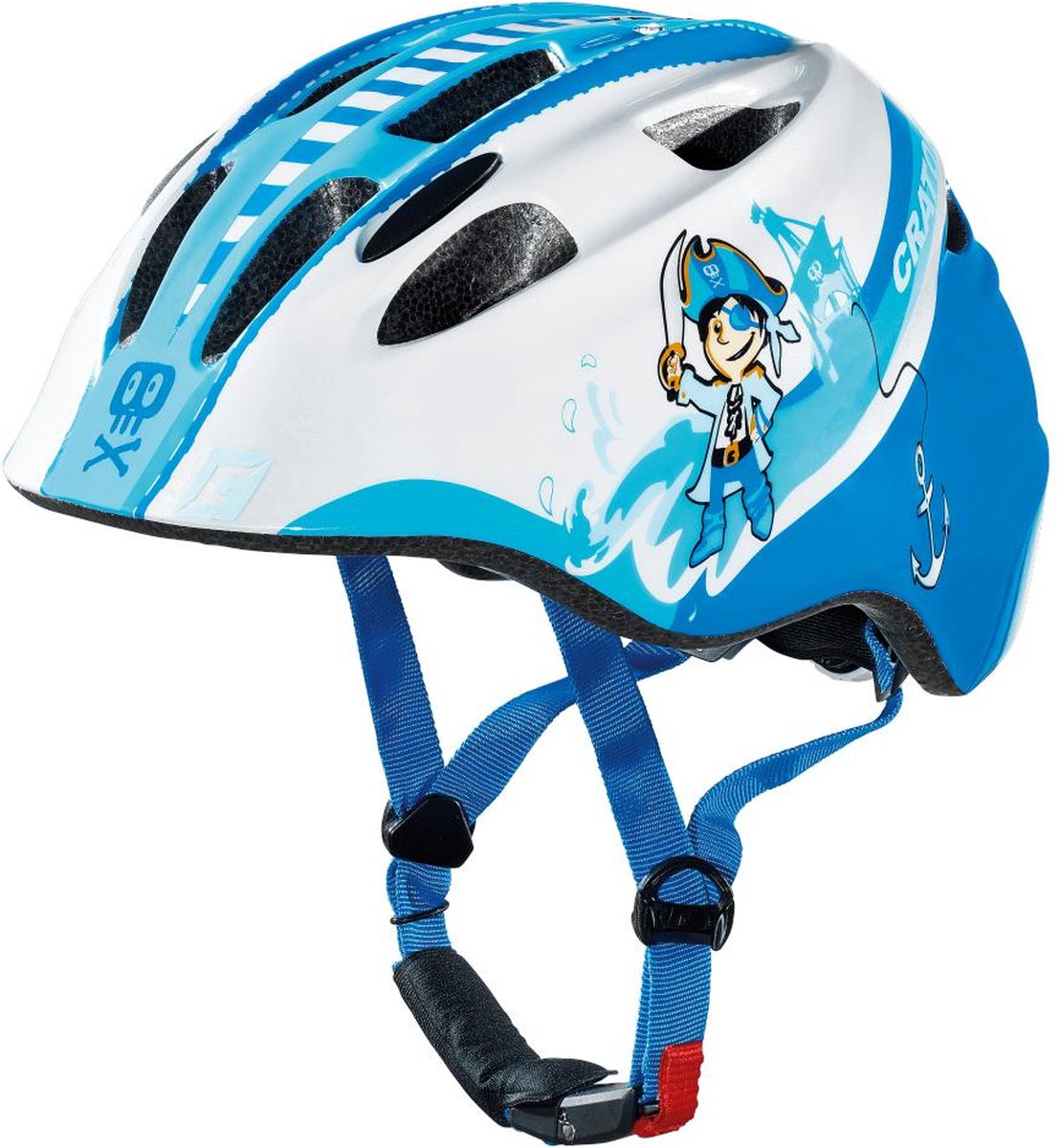 Cratoni maxster Piraat fietshelm kind S-M (51-56cm)