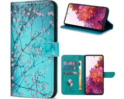 Geschikt Voor Samsung Galaxy S23 FE Hoesje - Solidenz Bookcase S23 FE - Telefoonhoesje S23 FE - S23 FE Case Met Pasjeshouder - Cover Hoes - S23FE - Sierkers