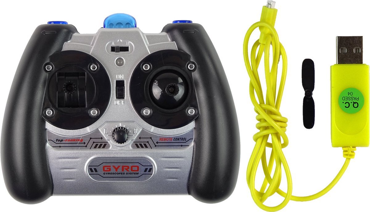 Syma S107G RC helikopter - met 3 Kanaal vliegroute - blauw/wit — cadeau in Spellen & Speelgoed - foto 4