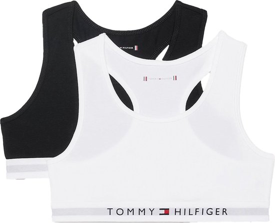 Tommy Hilfiger 2-pak meisjes Top - Bralette - MSUG0UG00381 - Wit.