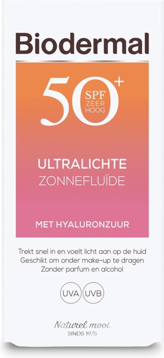 Goedkoopste 2x Biodermal Ultralichte Zonnefluide SPF 50 40 ml