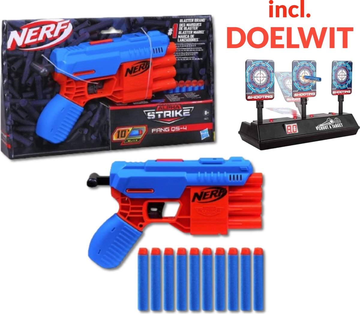 Nerf alpha strike tiger (E7562)- hasbro em Promoção na Americanas