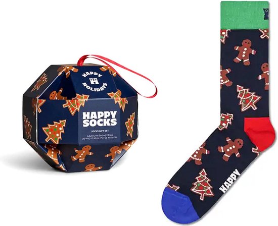 Foto: Happy socks giftbox sokken gingerbread cookies multi 41 46