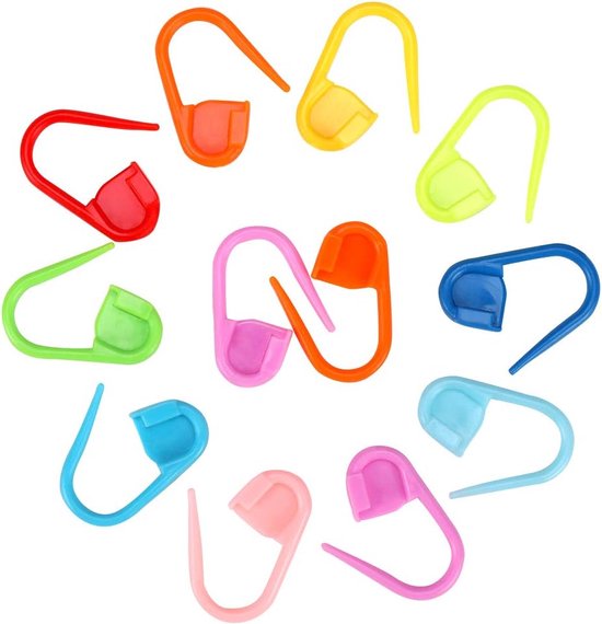 Pattern Marker Clips 150 stuks Haak Stitch Marker Breien Haak Locking Stitch Markers Clips | bol