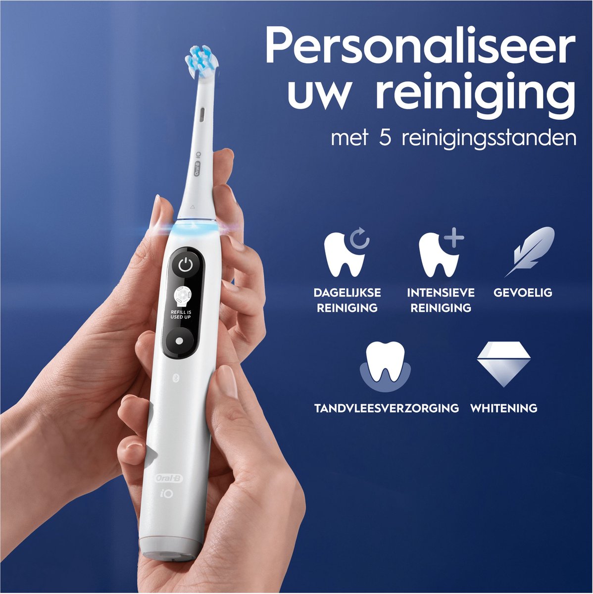 Afbeelding 3 van Oral-B iO 6 - Elektrische Tandenborstels - Wit en Roze