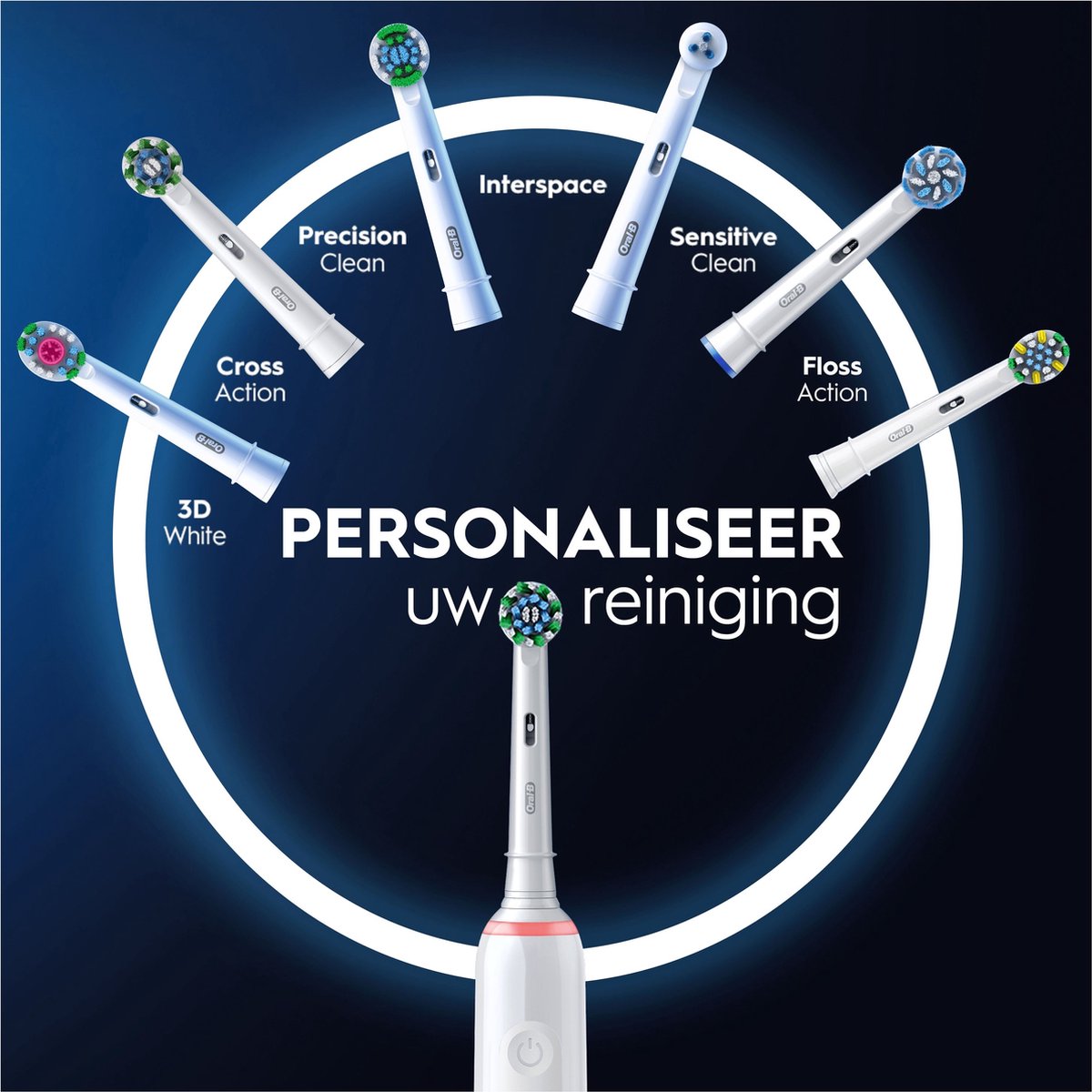 Oral-B Pro Series 3 Elektrische Tandenborstel Wit - afbeelding 3
