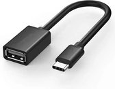 Qost - Adaptateur USB-C vers USB-A - Câble Adaptateur OTG - USB 3.1 - Zwart - 10Gbps