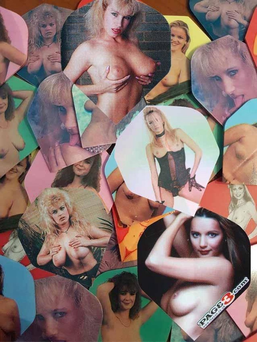 ABC Darts - Dart Flights Erotic Adult 18+ Dames Vintage - 6 sets (18 Stuks)
