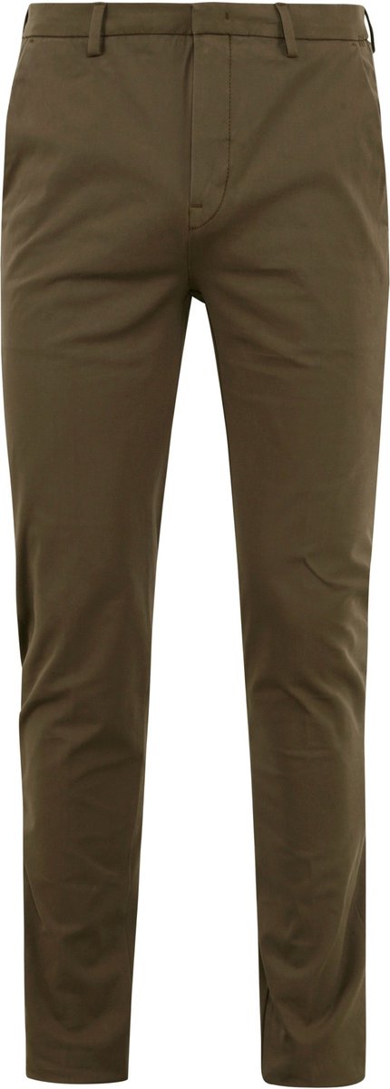 Vanguard - V12 Chino Khaki Bruin - Heren - Maat W 32 - L 34 - Slim-fit
