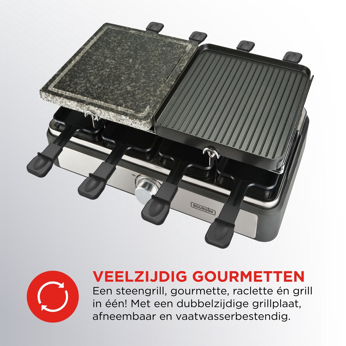 ALPINA MEMIHO11420/0030 Raclette Zwart ALPINA MEMIHO11420/0030 Raclette Zwart