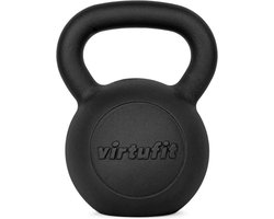 VirtuFit Kettlebell Pro - Kettle Bell - Gietijzer - 10 kg - Zwart - Sport Gewicht - Ergonomische & Brede Handgreep - Geschikt voor CrossFit & Fitness - Conditietraining