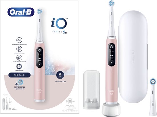 Oral-B iO 6N - Elektrische Tandenborstel - Roze - Oral B