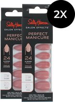 Sally Hansen Perfect Manicure 24 Almond Nails (2 x ) - Rose & Shine
