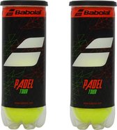Balles de padel Babolat Court padel Tour 2 bidons 6 balles + grip gratuit