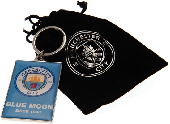Manchester City luxe sleutelhanger Blue Moon