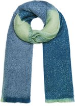 yehwang - sjaal - kleurovergang - blauw - polyester