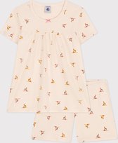 Petit Bateau Katoenen pyjamashort met dierenprint voor kinderen Meisjes Pyjamaset - Meerkleurig - Maat 152