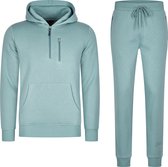 Mario Russo Trainingspak Achilles - Huispak - Joggingpak - Hoodie - Stone Blue - L