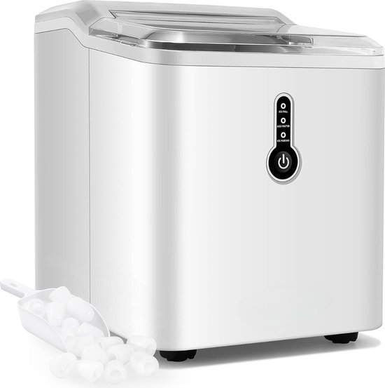 KLAMER IJsblokjesmachine (2024), 10 ijsblokjes in 7-9 minuten, 15 kg ijsblokjes per dag, 2 KLAMER IJsblokjesmachine (2024), 10 ijsblokjes in 7-9 minuten, 15 kg ijsblokjes per dag, 2