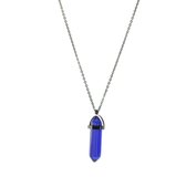 Behave Necklace with semi-precious stone