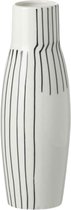 Parlane vaas Linea wit 24 cm - decoratieve vaas - vaas van keramiek - kunst vaas - bloempot voor binnen - keramieken vazen - vaas voor op tafel