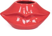 Housevitamin - Lips Don't Lie Vaas- Rood - 21x19x11cm