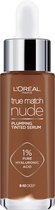 L'Oréal Paris True Match Nude Volumegevend Getint Serum Foundation met hyaluronzuur - 8-10 Deep - 30ml - Vegan