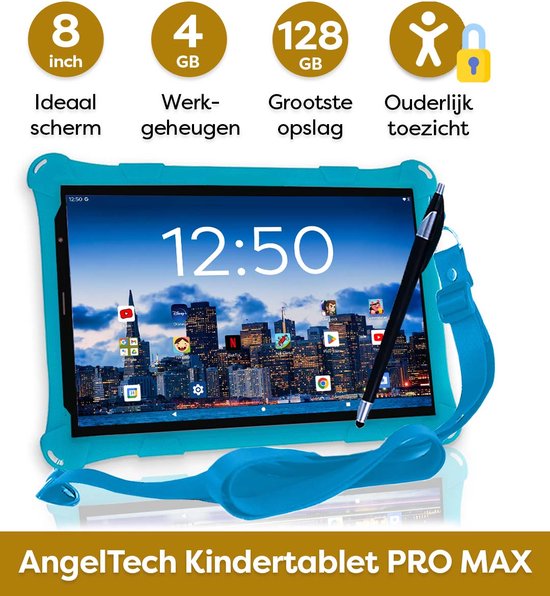 Tablette enfant AngelTech PRO MAX - Tablette enfant 8 pouces la plus rapide  du marché... | bol