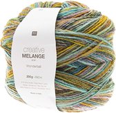 Creative Melange Aran Wonderball - 200 gram - Lila/Turquoise