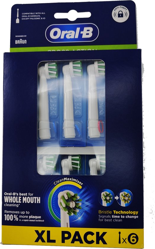 Oral-B cross Action opzet borstel- XL-pack - 6 st