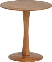Timber - Table d'appoint - manguier massif - ronde - haute - laqué naturel