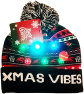 Bonnet de Père Noël - Ambiance de Noël - Avec lumière