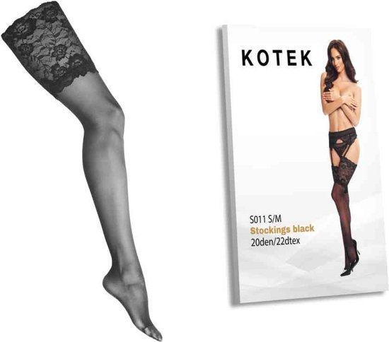 KOTEK - S011 Kousen - L/XL - Zwart