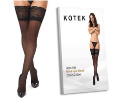 KOTEK - H008 Hold up kousen - S/M - Zwart
