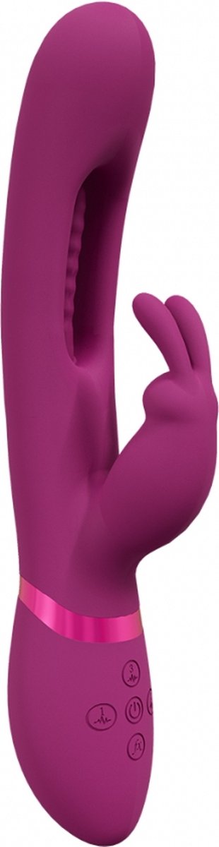 Goedkoopste VIVE by Shots - Mika - Triple Motor - Vibrating Rabbit with Innovative G-Spot Flapping Stimulator - Pink