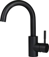 Bathroom Washbasin Mixer Tap Black Hot and Cold Water Tap 360° Rotatable High Pressure Stainless Steel Mixer Tap Bathroom Tap for Bathroom Toilet Sink Kitchen