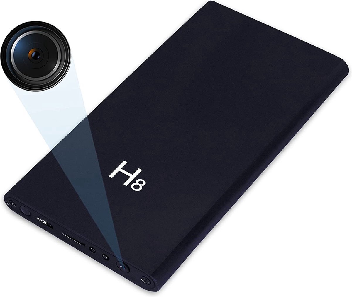 Spy Camera 1080P Full HD met WIFI - Bewakingscamera - Draagbare verborgen powerbank- Beveiligingscamera- Nightvision- Inclusief 32GB Micro SD Kaart