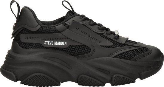 Steve Madden Possession Lage sneakers - Dames - Zwart - Maat 42