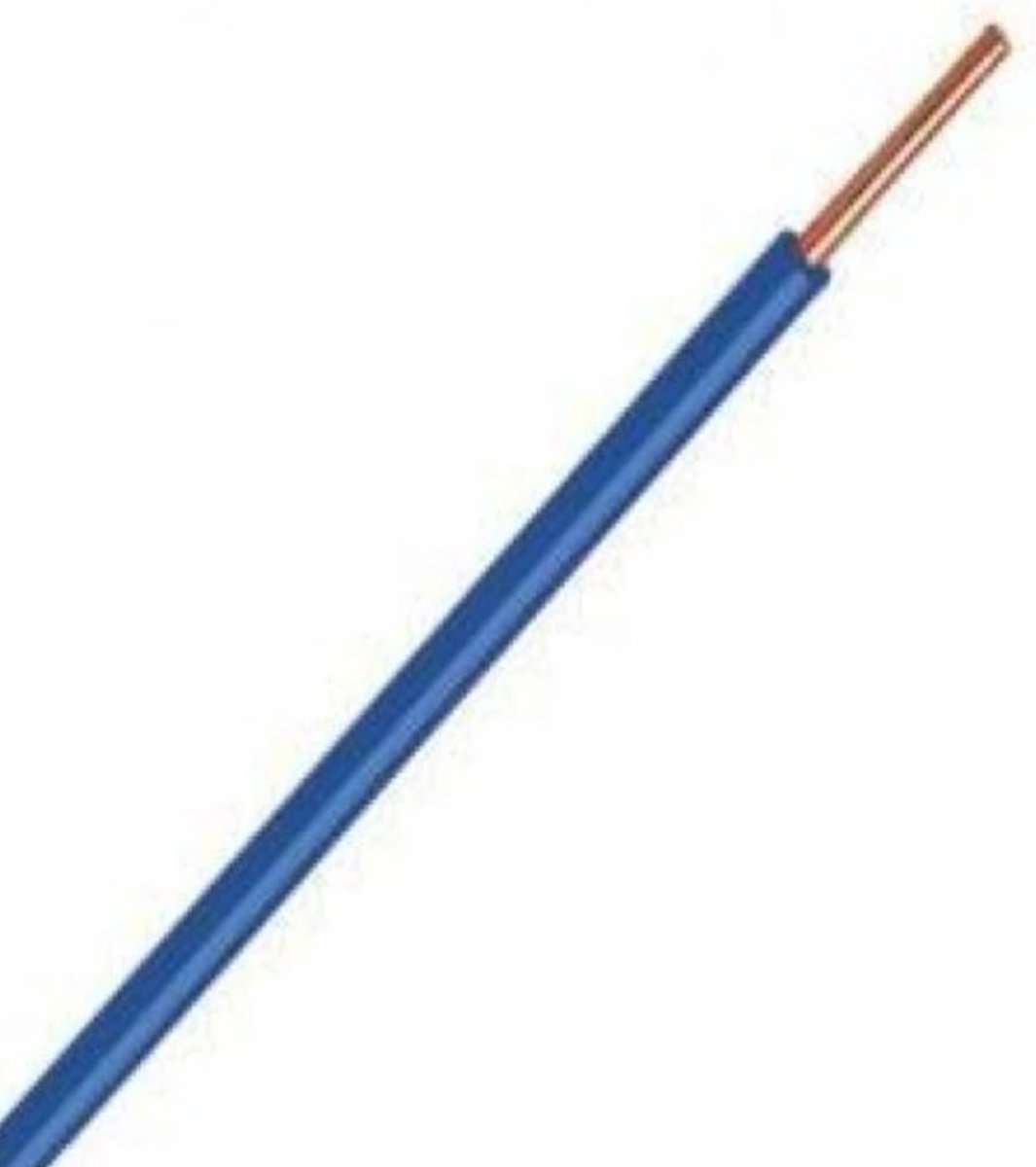 H07V-U | VD draad | 1 x 2,5mm2 aders | Blauw | 100M