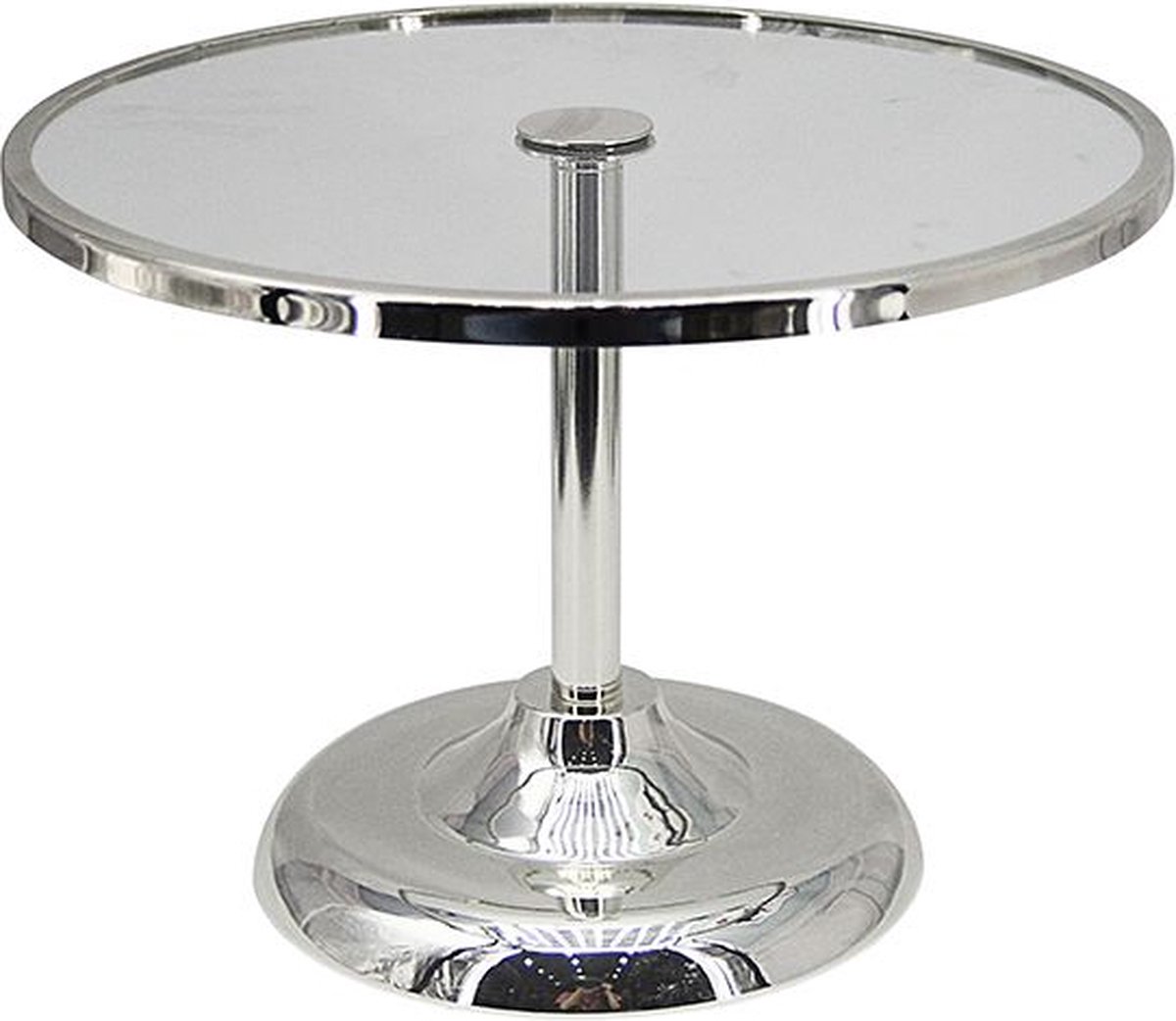 FUGURATO ELEGANCE GEBAKSCHAAL OP VOET 18A0018S-M | ZILVER