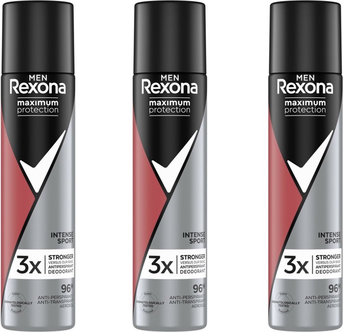 Goedkoopste Rexona® - Deodorant Man - Spray - Men Maximum Protection Intense Sport Anti-transpirant Spray - 3 x 100 ml