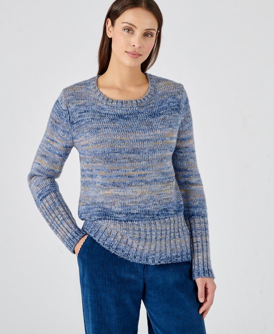 Damart Pull met kleurschakering Thermolactyl Dames Blauw XXL bol